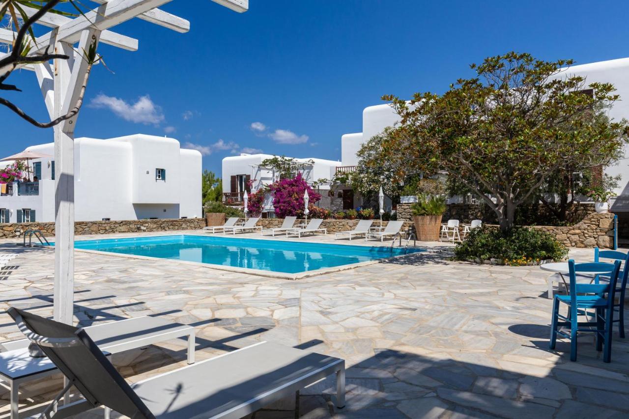 Callisti Mykonos Town With Pool View And Calypso Upper Floor With Sea View Exterior foto