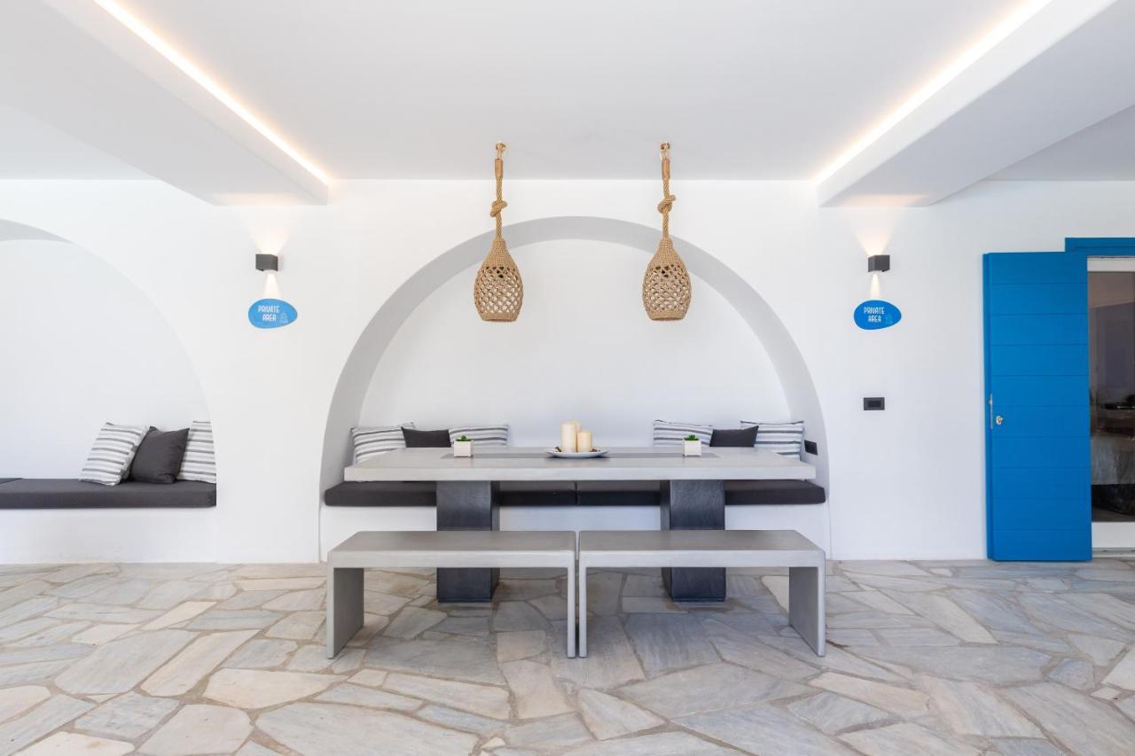 Callisti Mykonos Town With Pool View And Calypso Upper Floor With Sea View Exterior foto