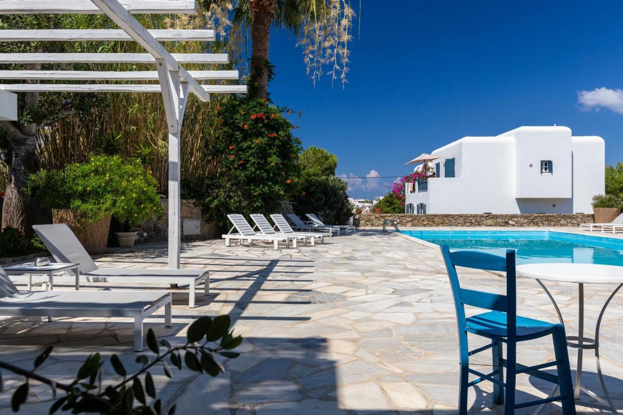 Callisti Mykonos Town With Pool View And Calypso Upper Floor With Sea View Exterior foto