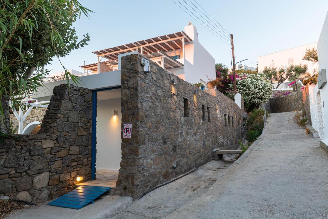 Callisti Mykonos Town With Pool View And Calypso Upper Floor With Sea View Exterior foto