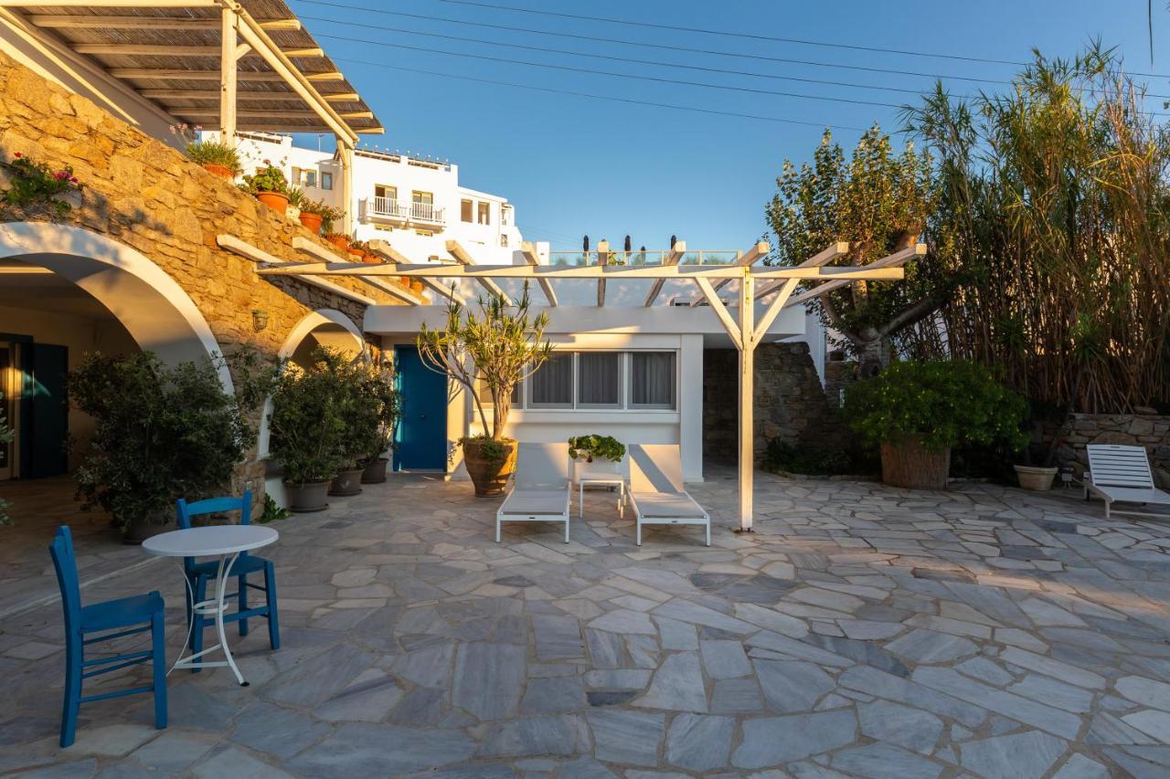 Callisti Mykonos Town With Pool View And Calypso Upper Floor With Sea View Exterior foto